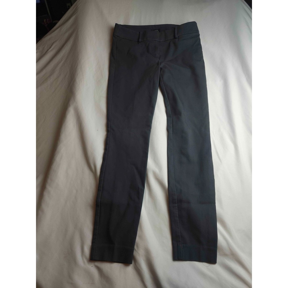 Loft Skinny Trousers Womens 4 Gray Formal Business Casual Preppy Office Wear
